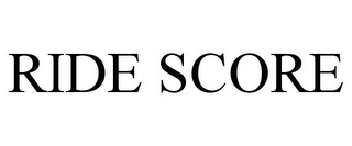 RIDE SCORE