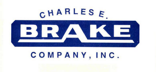 CHARLES E. BRAKE COMPANY, INC.