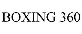 BOXING 360