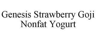 GENESIS STRAWBERRY GOJI NONFAT YOGURT
