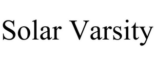 SOLAR VARSITY