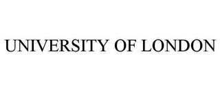 UNIVERSITY OF LONDON
