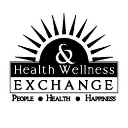 HEALTH & WELLNESS EXCHANGE PEOPLE · HEALTH · HAPPINESS