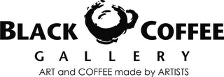 BLACK COFFEE GALLERY ART AND COFFEE MADEBY ARTISTS