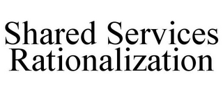 SHARED SERVICES RATIONALIZATION