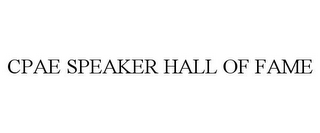 CPAE SPEAKER HALL OF FAME