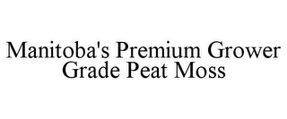 MANITOBA'S PREMIUM GROWER GRADE PEAT MOSS