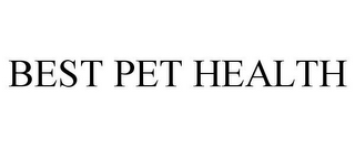 BEST PET HEALTH