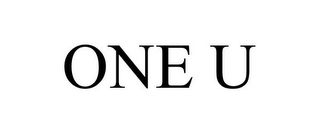 ONE U