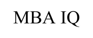 MBA IQ