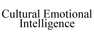 CULTURAL EMOTIONAL INTELLIGENCE