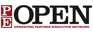 PE OPEN OPERATING PARTNER EXECUTIVE NETWORK