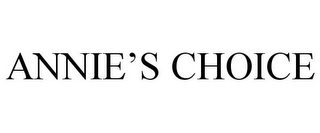 ANNIE'S CHOICE