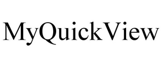 MYQUICKVIEW