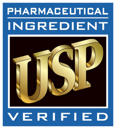 PHARMACEUTICAL INGREDIENT USP VERIFIED