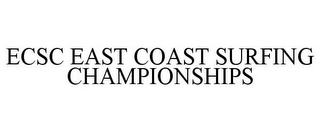 ECSC EAST COAST SURFING CHAMPIONSHIPS