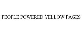 PEOPLE POWERED YELLOW PAGES