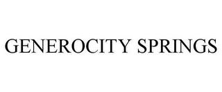 GENEROCITY SPRINGS