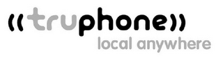 ((TRUPHONE)) LOCAL ANYWHERE