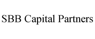 SBB CAPITAL PARTNERS