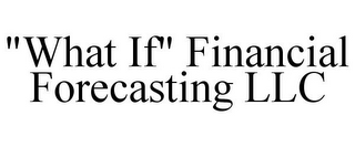 "WHAT IF" FINANCIAL FORECASTING LLC