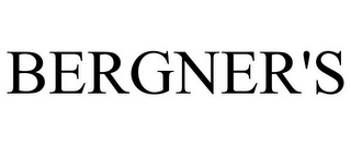 BERGNER'S