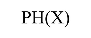 PH(X)