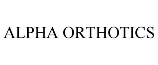 ALPHA ORTHOTICS