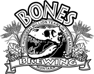 BONES BREWING ONE HUNDRED MILLION YEARS IN THE MAKING MONTANA