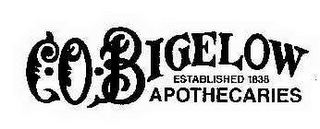 C.O. BIGELOW ESTABLISHED 1838 APOTHECARIES