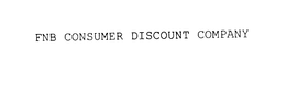 FNB CONSUMER DISCOUNT COMPANY trademark