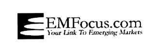 EMFOCUS.COM YOUR LINK TO EMERGING MARKETS