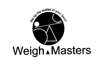 WE TIP THE SCALES IN YOUR FAVOR! WEIGH MASTERS