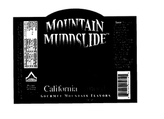 MOUNTAIN MUDDSLIDE CALIFORNIA ALMOND GOURMENT MOUTAIN FLAVORS