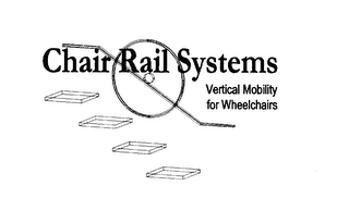 CHAIR RAIL SYSTEMS VERTICAL MOBILITY FOR WHEELCHAIRS