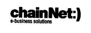 CHAINNET:) E-BUSINESS SOLUTIONS