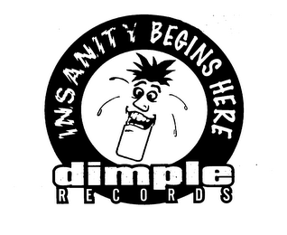 INSANITY BEGINS HERE DIMPLE RECORDS