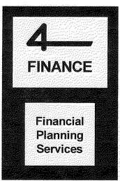 4 FINANCE FINANCIAL PLANNING SERVICE