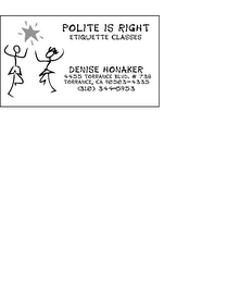 POLITE IS RIGHT ETIQETTE CLASSES