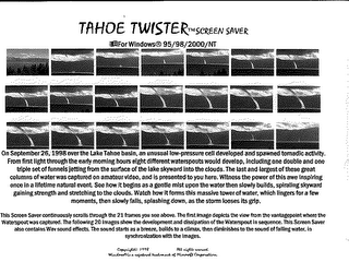 TAHOE TWISTER SCREEN SAVER FOR WINDOWS 95/98/2000/NT