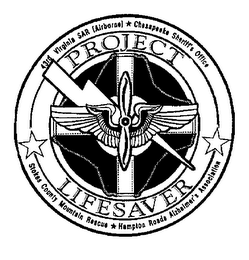 PROJECT LIFESAVER 43RD VIRGINIA SAR (AIRBORNE) CHESAPEAKE SHERIFF'S OFFICE STOKES COUNTY MOUNTAIN RESCUE HAMPTON ROADS ALZHEIMER'S ASSOCIATION