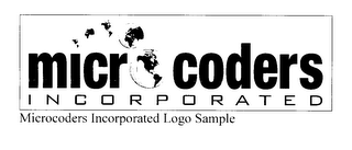 MICROCODERS INCORPORATED LOGO SAMPLE