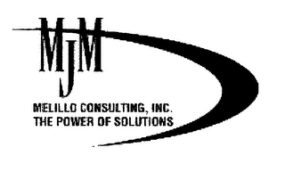 MJM MELILLO CONSULTING, INC. THE POWER OF SOLUTIONS