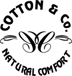 COTTON & CO. NATURAL COMFORT