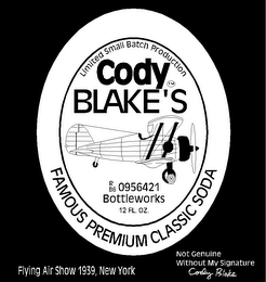 CODY BLAKE'S BOTTLEWORKS