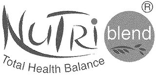 NUTRI BLEND TOTAL HEALTH BALANCE