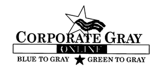 CORPORATE GRAY ONLINE BLUE TO GRAY GREEN TO GRAY