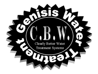 C.B.W.  CLEARLY BETTER WATER TREATMENT SYSTEMS