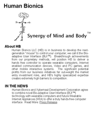 SYNERGY OF MIND AND BODY