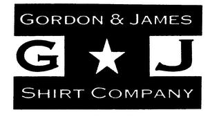 GORDON & JAMES G * J SHIRT COMPANY